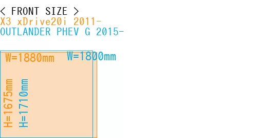 #X3 xDrive20i 2011- + OUTLANDER PHEV G 2015-